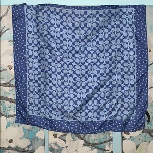 Coach neck scarf or bag scarf accessory